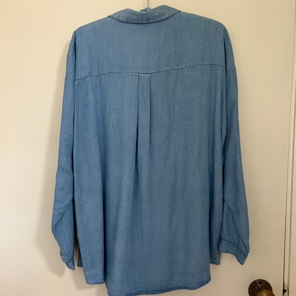 Ladies Zara Oversized Denim Shirt - Picture 3 of 3
